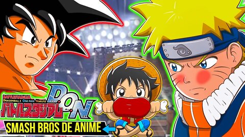 Smash Bros de Naruto vs GOKU ONE PIECE | Battle Stadium DON