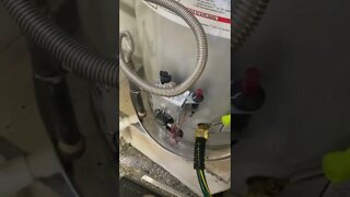 Water heater draining