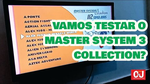 Vamos testar o Master System 3 Collection Tectoy?