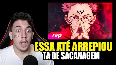 🔴 Rap do Itadori Yuji e Sukuna (Jujutsu Kaisen) - RECEPTÁCULO DO REI DAS MALDIÇÕES NERD HITS REACT