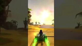 Green Lava Rock Wheels Gameplay - Crash Team Racing Nitro-Fueled (Tire Effect)