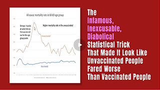 The Statistical Trick That Made It Look Like Unvaccinated People Fared Worse Than Vaccinated People