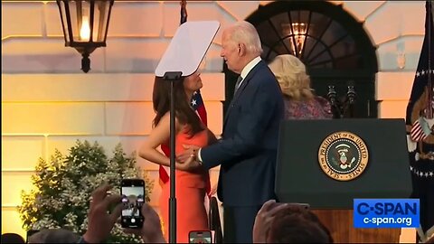 Pedo Joe Biden Gropes Woman On Stage In Front of His Wife & The World - HaloRock