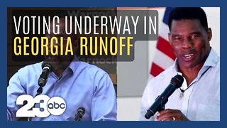 Voting underway in Georgia runoff election