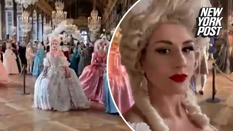 Versailles partygoers 'wig' out in costumes at the Fêtes Galantes