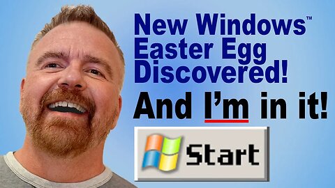 New Windows Easter Egg Discovered - And I'm in it!
