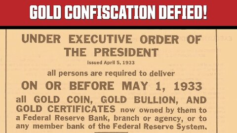 FDR's Gold Grab: The Confiscation Most Americans Ignored by Tenth Amendment Center