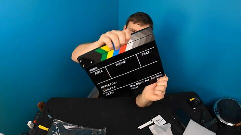 Unboxing: Temery Acrylic Film Clapper Board -12 x 10in Plastic Movie Film Clap Board, Movie Theater