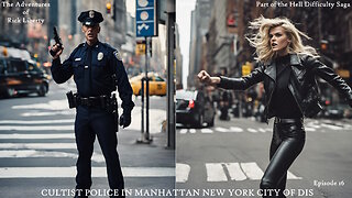 FLASHBACK S4E16 CULTIST POLICE IN MANHATTAN NEW YORK CITY OF DIS - Rick Liberty AI Art Video Book