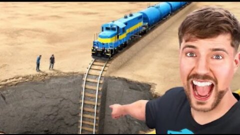 Train Vs Giant Pit