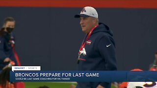 Broncos prepare for last game