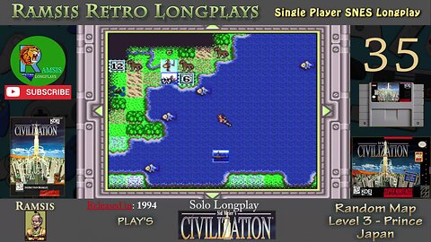 Sid Meier's Civilization | 1994 | SNES | Prince | Random | Japan - Episode #35