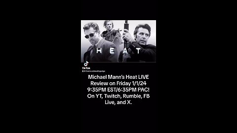 Livestream REVIEW of Heat! 3/1/24 LIVE on Rumble at 9:35PM EST/6:35PM PAC!