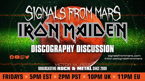 Iron Maiden Discography Discussion | Signals From Mars December 1, 2023