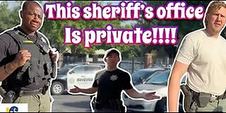 "SHERIFF TELLS ME HE DOESN’T LIKE ME!!" SACRAMENTO, CA FIRST AMENDMENT