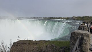 Beautiful rainbow at Niagara Falls