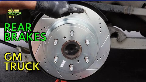 Replace rear brake pads & rotors on GM truck 2014-2020