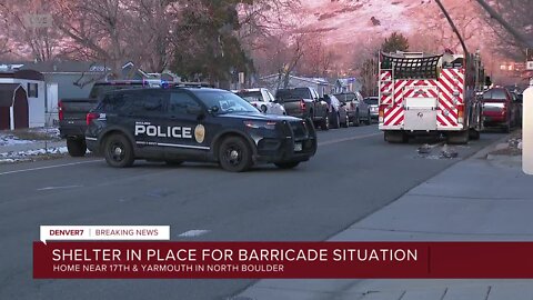 Boulder police working to contact armed, barricaded person