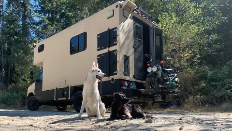 Back Country Vanlife 2 Dogs / Condo On Wheels With a Honda Ruckus