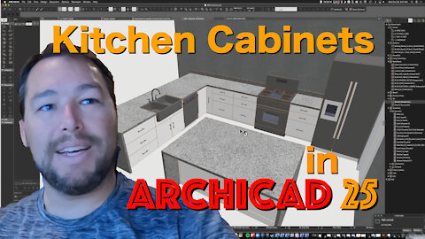 Kitchen Cabinets in Archicad 25 - CBA-AC Ep. 008