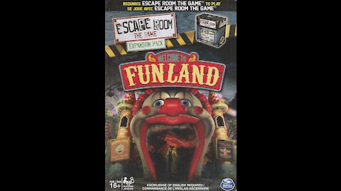 Escape Room: The Game - Welcome to Funland Expansion Pack (2016, Spin Master) -- What's Inside