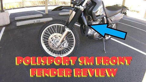 POLISPORT SM FENDER REVIEW SUZUKI DR 650