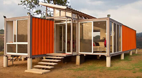 home construction or home upgrade with portable containers