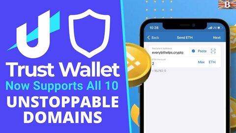 Transfer Crypto with Trust Wallet & Unstoppable Domains - Making Crypto Payments Simple