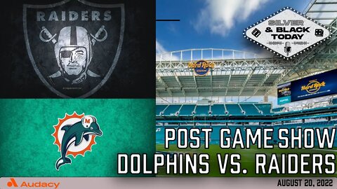 Postgame Live: Raiders vs. Dolphins Instant Reaction