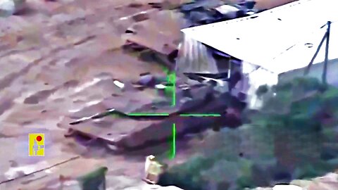 Hezbollah Blows Up a Merkava Tank in Doviev Barracks