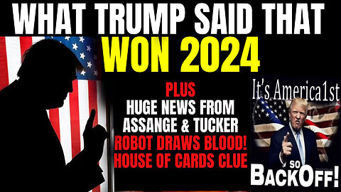 What Trump Said that Won 2024 - HUGE News Dec 28.