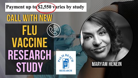 NEW MRNA Flu Vaccine: Phone Call with Research Center | Maryam Henein