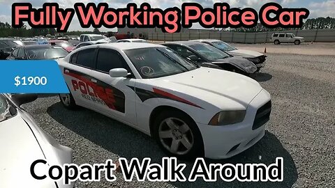 Copart Walk Around Charger Police Car, Slime Scat Pack Running, Classic Porsche