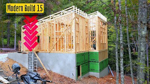Modern Home Build | 15 | foundation fix and interior wall framing
