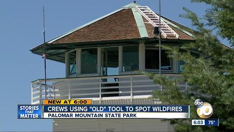 Atop lookout towers, volunteers help to prevent the next big forest fire in San Diego