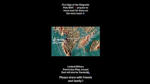 POLESHIFT: FIRST SIGN OF THE MAGNETIC POLESHIFT, PREPARE TO MOVE EAST FOR THOSE ON THE SEST COAST