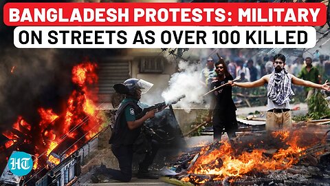 Bangladesh Protests: Curfew Imposed, Military Deployed, TV News Shut As Toll Mounts To 105 | Hasina