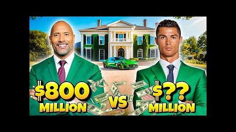 The Rock vs Cristiano Ronaldo Who Is Richer