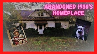 Abandoned and Likely to be Demolished, 1930's Homeplace, Things Left Behind!