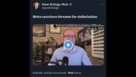 Captioned - Woke sanctions threaten de-dollarization