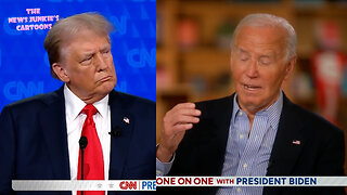 Biden thinks nobody watched the debate and he can lie about it: "It came to me I was having a bad night when I realized that even when I was answering a question, even when they turned his mic off, Trump was still shouting."
