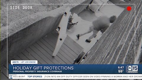 Your homeowner's insurance can protect your holiday purchases