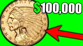 SUPER RARE AND VALUABLE GOLD COINS!! $2.5 GOLD INDIAN HEAD COINS WORTH BIG MONEY