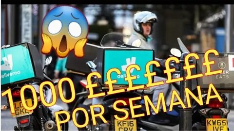 LIVE COMO GANHAR 1000 LIBRAS POR SEMANA ENTREGANDO COMIDA EM LONDRES É POSSIVEL!?