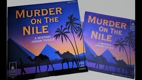 Murder on the Nile Jigsaw Puzzle Time Lapse *Spoiler*