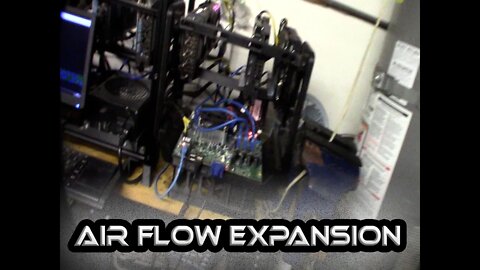 3D Printed Crypto Mining Rig Modular Compact GPU Mining Frame Air Flow Expansion