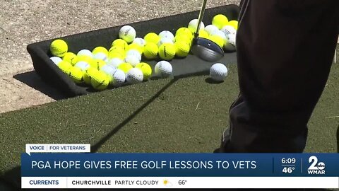 PGA HOPE gives free lessons to veterans