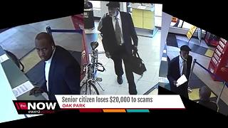 Senior citizen loses $20,000 to scam artists