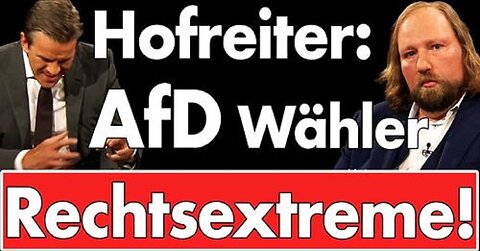 Eklat: Hofreiter beleidigt AfD Wähler als Rechtsextreme & Ergebnis hat nichts mit Migration zu tun!