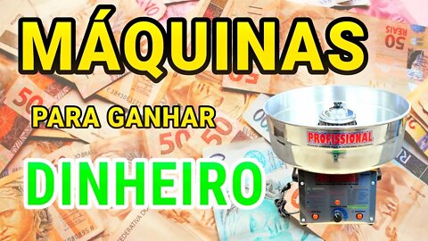 5 Máquinas lucrativas que custam menos de 500 reais | GANHAR DINHEIRO